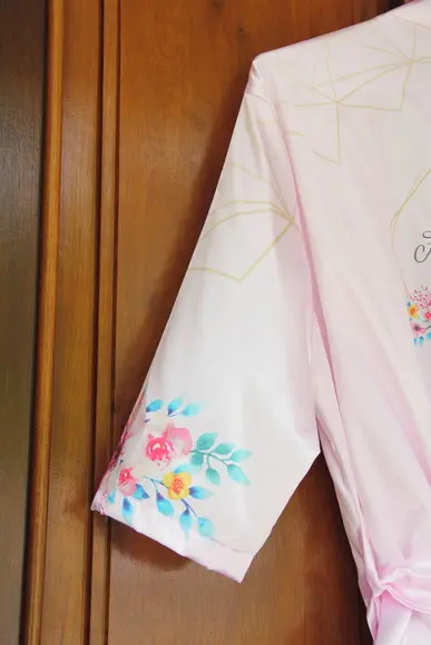 Robe floral estampado