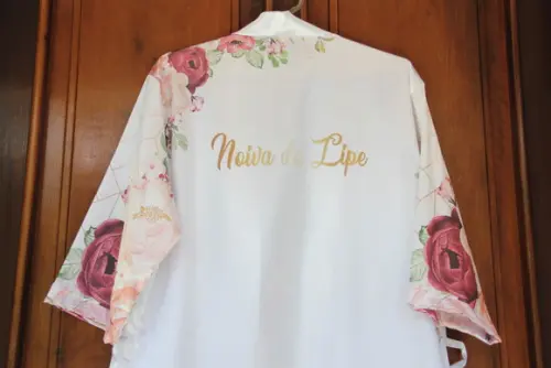 Robe floral estampado
