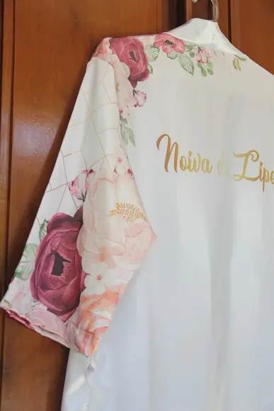 Robe floral estampado