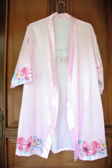 Robe floral estampado