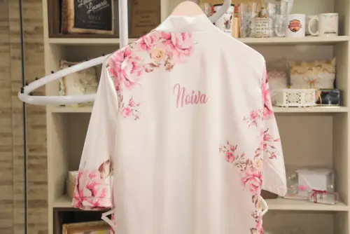 Robe floral estampado