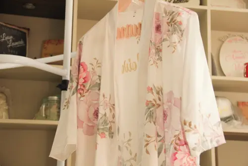 Robe floral estampado