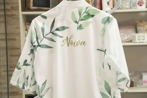 Robe floral estampado