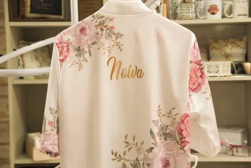 Robe floral estampado