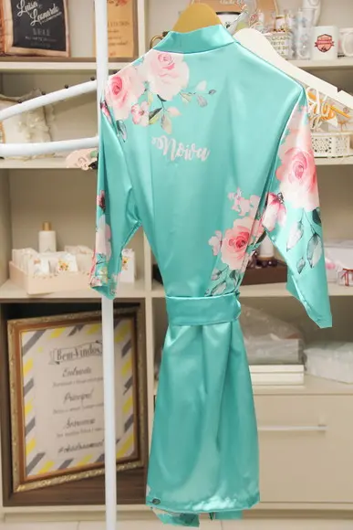 Robe floral estampado