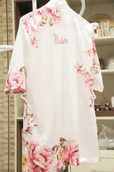 Robe floral estampado