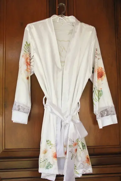 Robe floral estampado