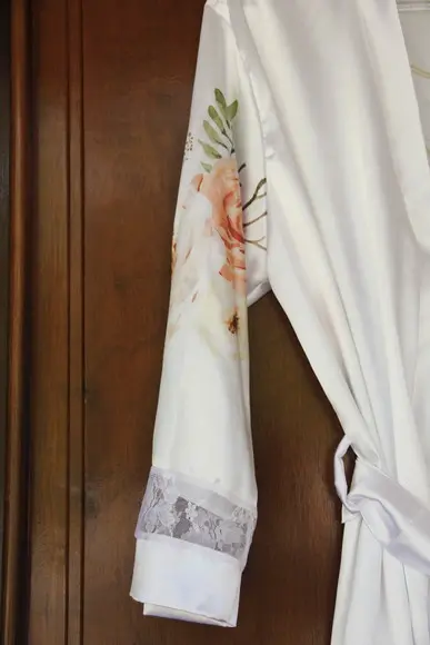 Robe floral estampado