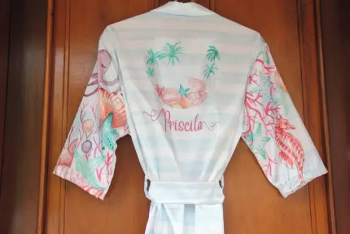 Robe floral estampado