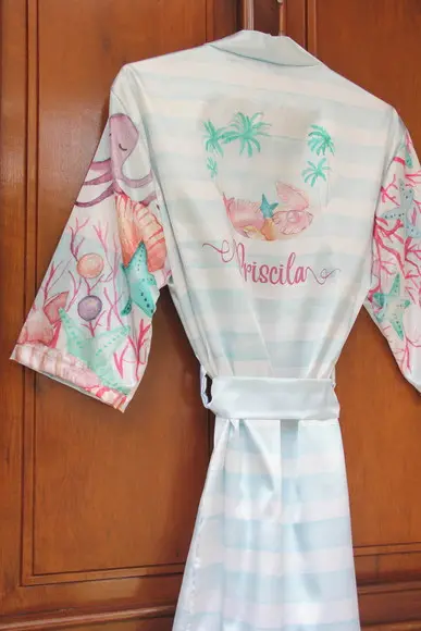 Robe floral estampado