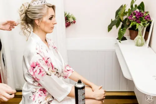 Robe floral estampado