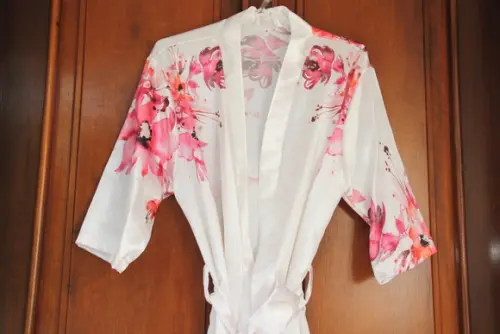 Robe floral estampado
