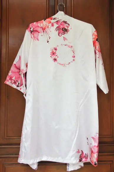 Robe floral estampado