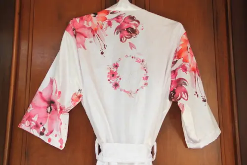 Robe floral estampado