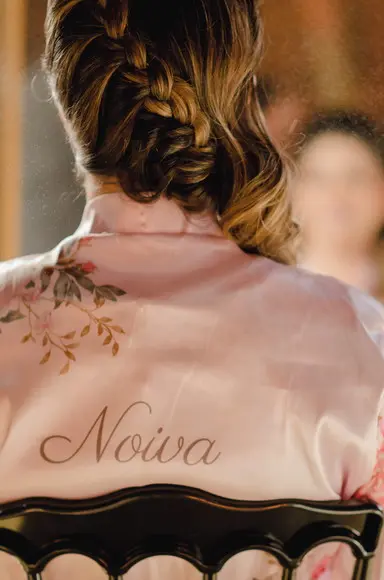 Robe floral estampado