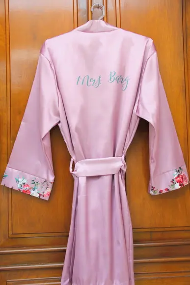 Robe floral estampado
