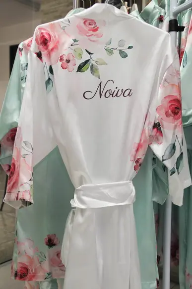 Robe floral estampado