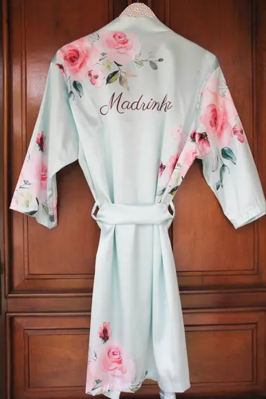 Robe floral estampado