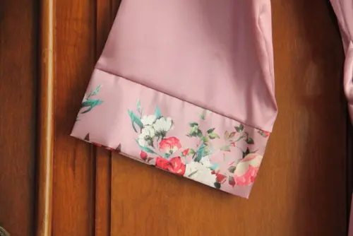 Robe floral estampado