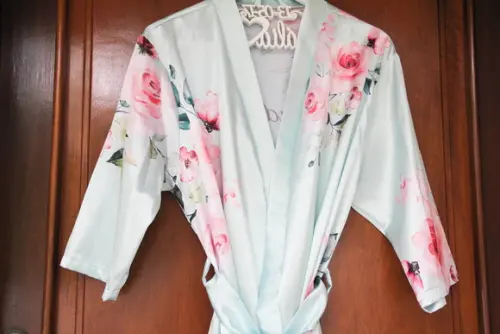 Robe floral estampado