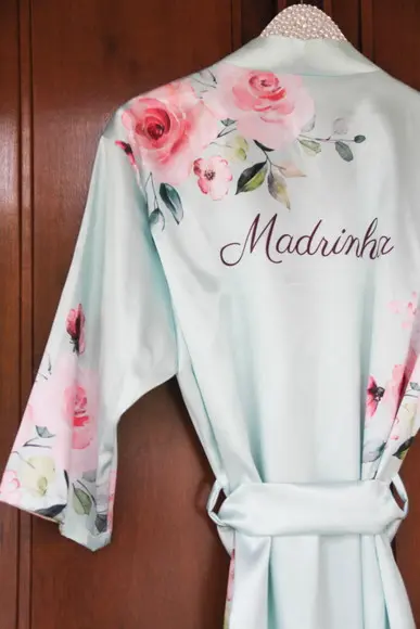 Robe floral estampado