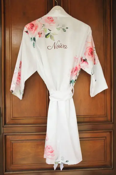 Robe floral estampado