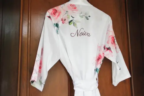Robe floral estampado
