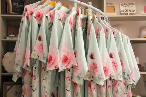 Robe floral estampado