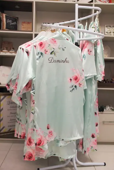 Robe floral estampado