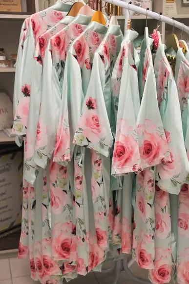Robe floral estampado