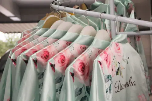 Robe floral estampado