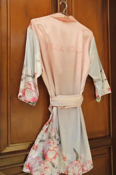 Robe floral estampado