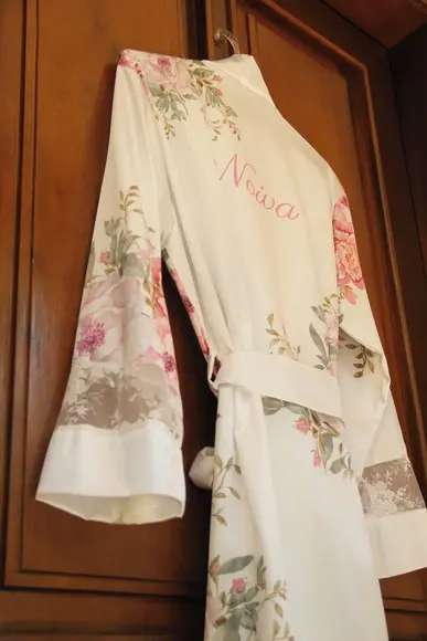 Robe floral estampado