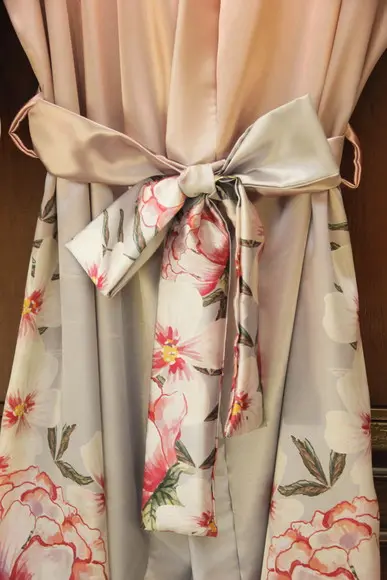 Robe floral estampado