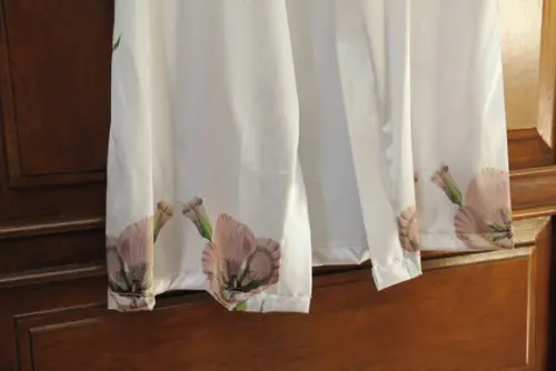 Robe floral estampado