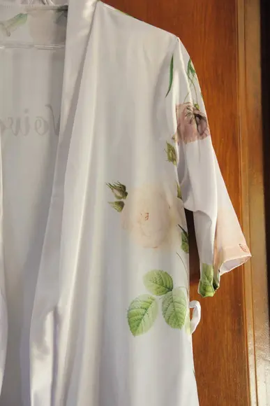 Robe floral estampado