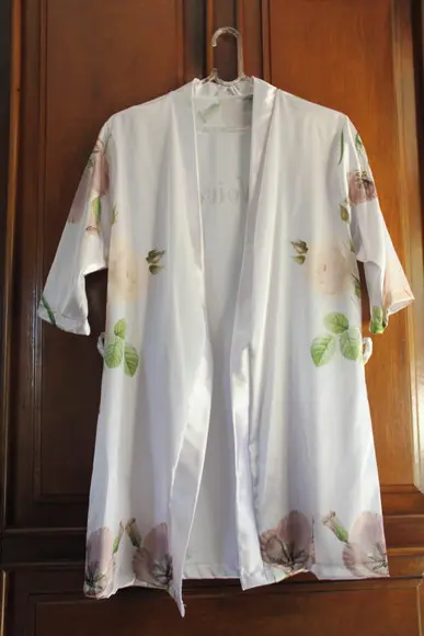 Robe floral estampado