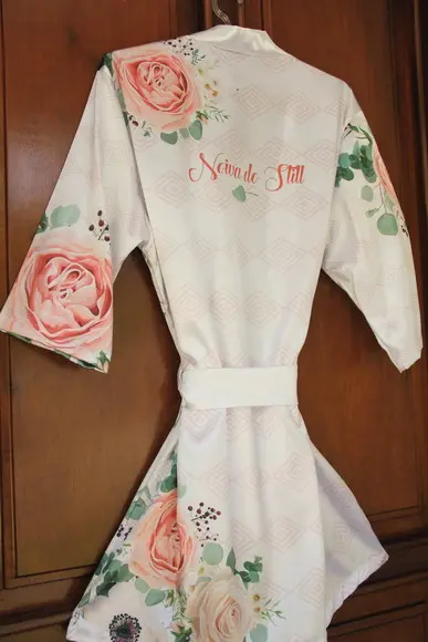 Robe floral estampado