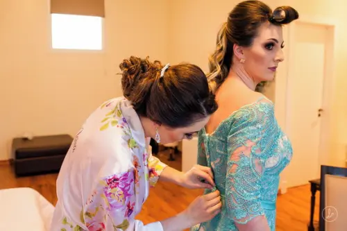 Robe floral estampado