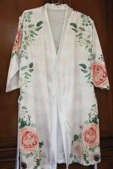 Robe floral estampado