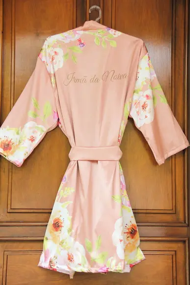 Robe floral estampado