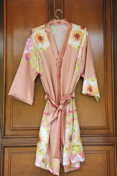Robe floral estampado