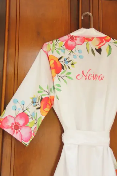 Robe floral estampado
