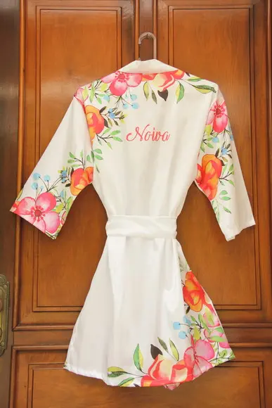Robe floral estampado