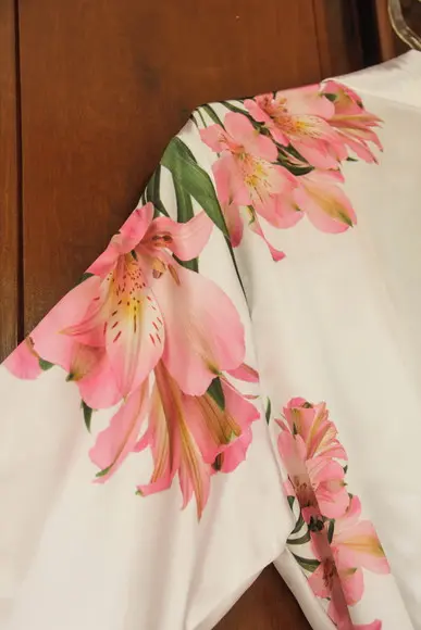 Robe floral estampado