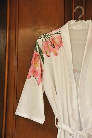 Robe floral estampado
