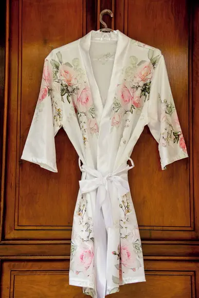Robe floral estampado