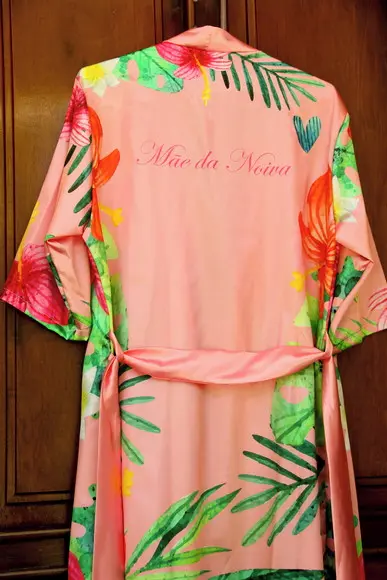 Robe floral estampado