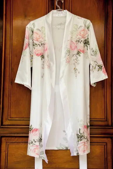 Robe floral estampado