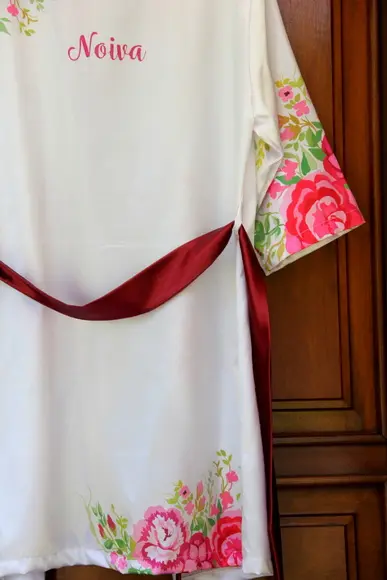 Robe floral estampado